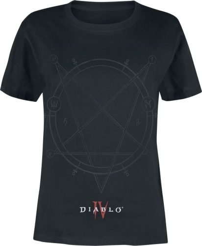 Diablo IV - Pentagram Dámské tričko černá