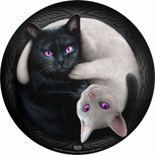 Spiral Ying Yang Cats Kuchyňské prkénko na krájení vícebarevný