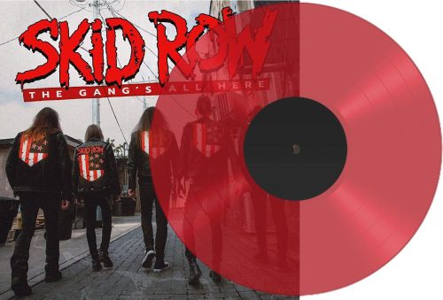 Skid Row The gang's all here LP červená