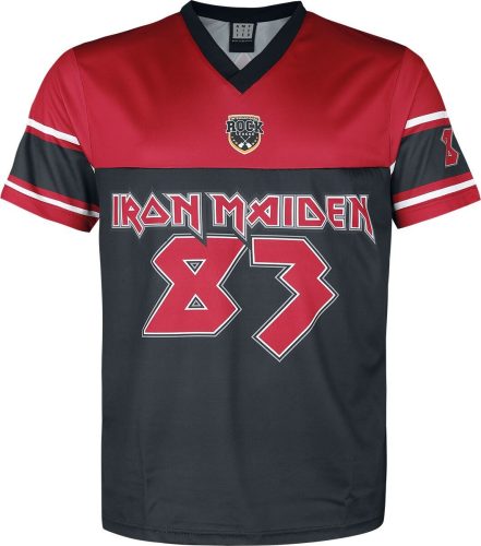 Iron Maiden Amplified Collection - Trooper 83 Dres pro fanoušky cerná/cervená