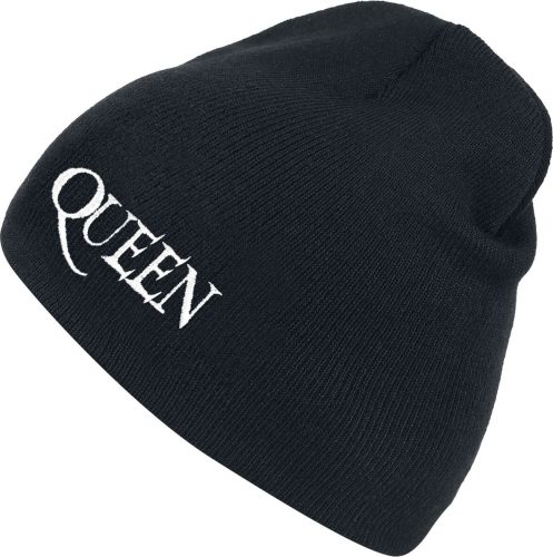 Queen Logo Beanie čepice černá