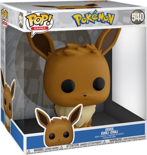 Pokémon Vinylová figurka č. 540 Eevee (Jumbo Pop!) Sberatelská postava standard