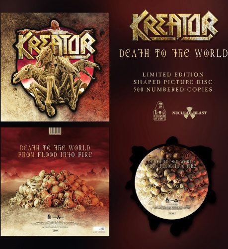 Kreator Death to the world LP barevný