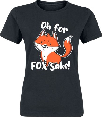 Tierisch Fox Sake Dámské tričko černá