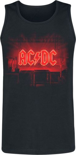 AC/DC Tracklist Tank top černá