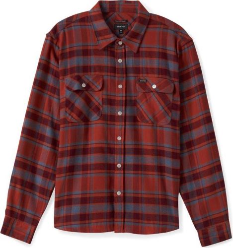 Brixton Bowery Flannel Košile červená