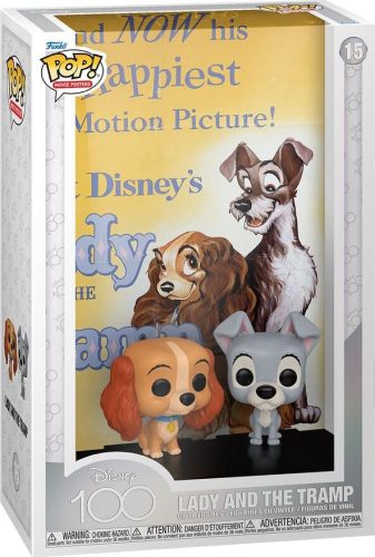 Susi & Strolch Vinylová figurka č.15 Disney 100 ¨Funko Pop! Movie poster - Susi and Strolch Sberatelská postava vícebarevný