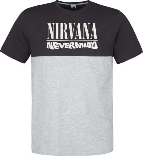 Nirvana Amplified Collection - Nevermind Tričko šedá/charcoal