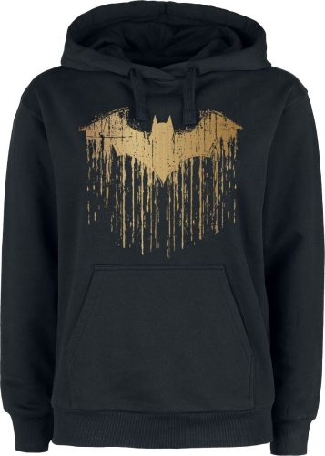 Batman Drip Logo Dámská mikina s kapucí černá