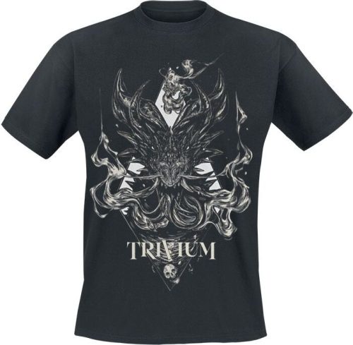 Trivium Smoky Dragon Tričko černá