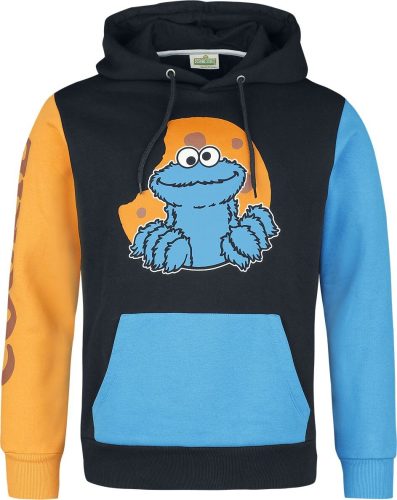 Sesame Street Cookie Monster Mikina s kapucí vícebarevný