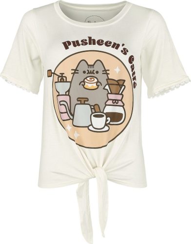 Pusheen Meowcaron Dámské tričko bílo šedá