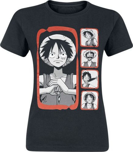 One Piece Luffy - Emotions Dámské tričko černá