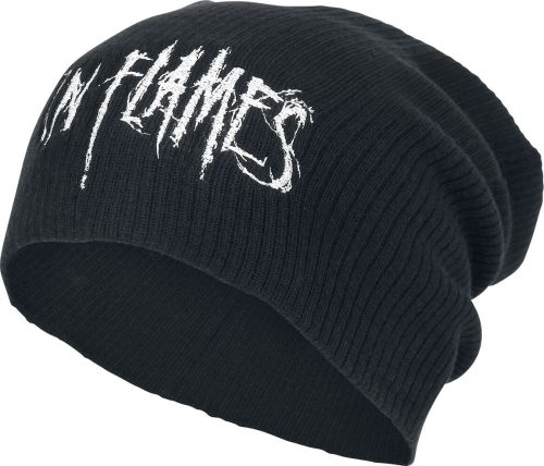 In Flames Logo Beanie čepice černá