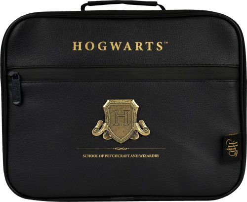 Harry Potter Hogwarts Shield Svačinový box cerná/zlatá