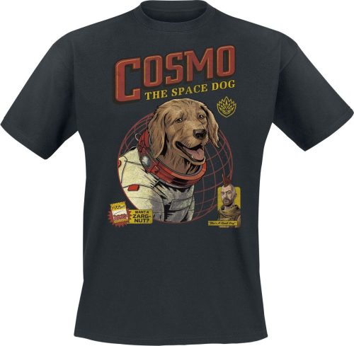 Strážci galaxie Vol. 3 - Cosmo -The Space Dog Tričko černá