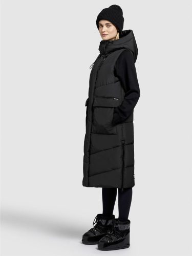 Khujo Blade Super Womens Puffer Jacket Dámská vesta černá