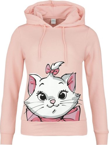 Aristocats Marie Dámská mikina s kapucí světle růžová