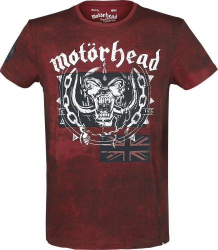 Motörhead EMP Signature Collection Tričko tmavě červená