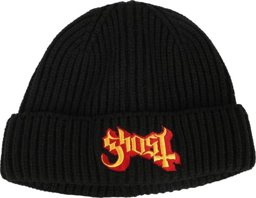 Ghost Logo Beanie čepice černá