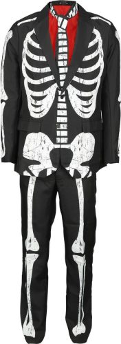 OppoSuits Suitmeister - Skeleton Grunge Black Kostýmy standard