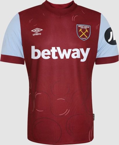 West Ham United Home Jersey Dres pro fanoušky vícebarevný