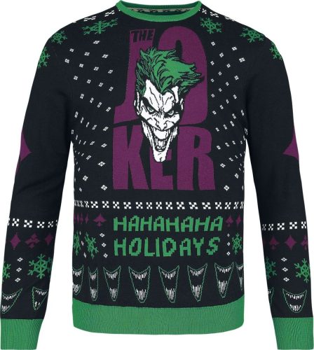 Batman Joker - Ha Ha Ha Ha Holidays Pletený svetr vícebarevný