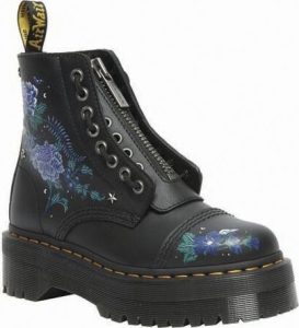 Dr. Martens Sinclair Floral - Mystic Garden/Floral Print Black Backhand boty vícebarevný