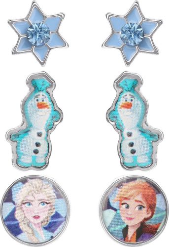 Frozen Characters sada náušnic stríbrná