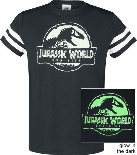 Jurassic Park Jurassic World - Logo Tričko černá