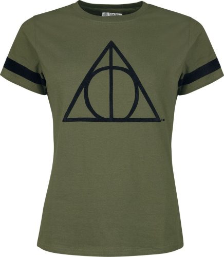 Harry Potter Deathly Hallows Dámské tričko zelená