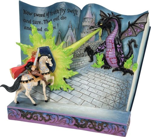 Sleeping Beauty Love Conquers All - Maleficent Storybook Figurine Socha vícebarevný
