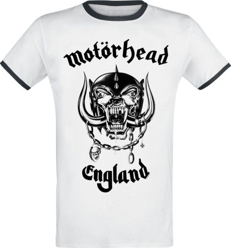 Motörhead England Tričko bílá