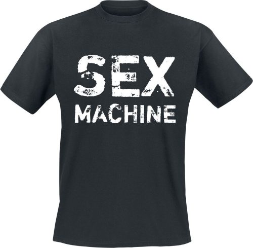 Sprüche Sex Machine Tričko černá