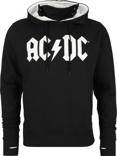 AC/DC Logo Mikina s kapucí cerná/bílá