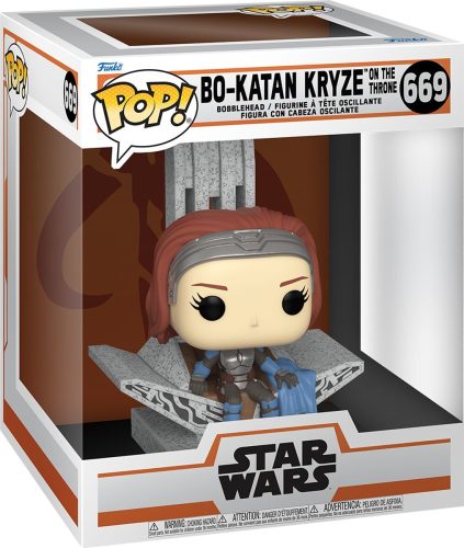 Star Wars The Mandalorian - Bo-Katan Kryze on the Throne (POP! Deluxe) Vinyl Figur 669 Sberatelská postava standard