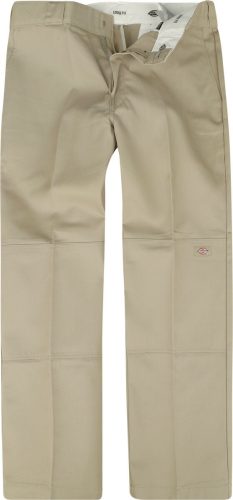 Dickies Double Knee Rec Khaki Bavlnené kalhoty béžová