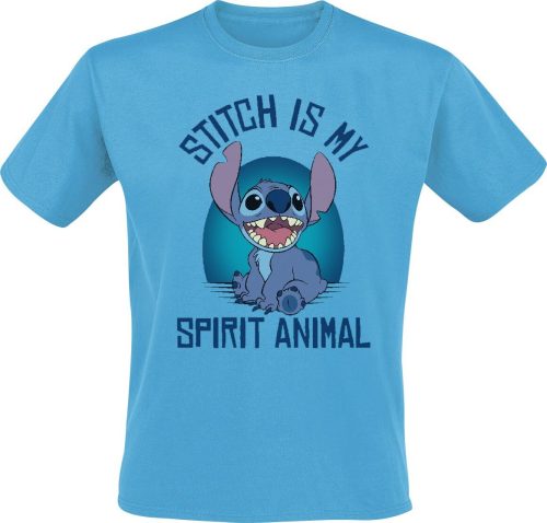 Lilo & Stitch Stitch Is My Spirit Animal Tričko tyrkysová