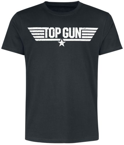 Top Gun Top Gun - Logo Tričko černá