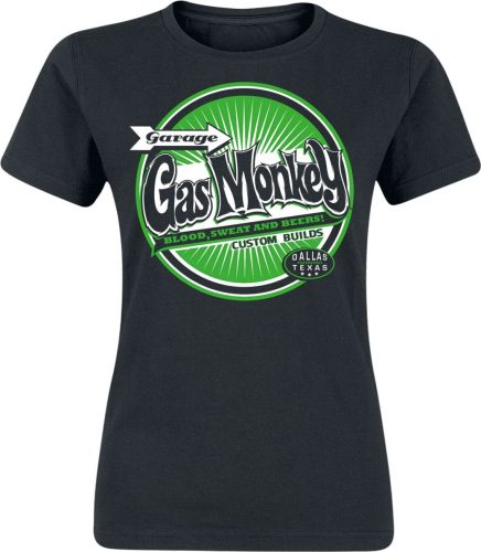 Gas Monkey Garage Green Bottle Top Dámské tričko černá