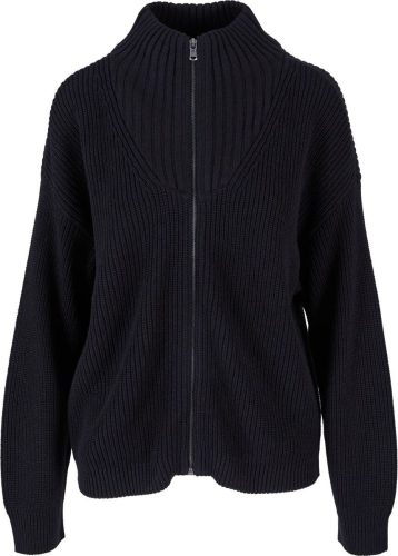 Urban Classics Ladies Knitted Zip Cardigan Dámský kardigan černá