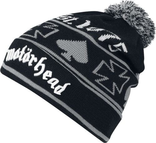 Motörhead Beanie Beanie čepice cerná/šedá