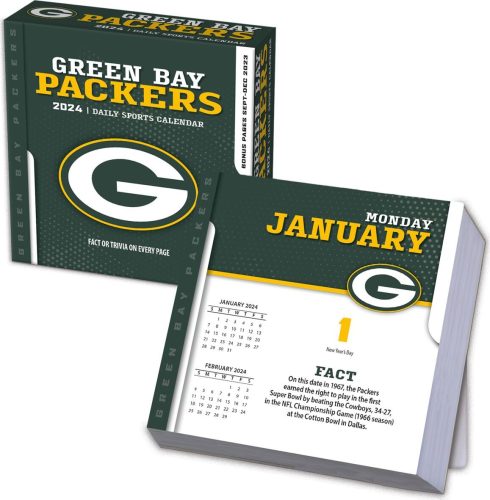 NFL Green Bay Packers - Abreißkalender Stolní kalendář vícebarevný