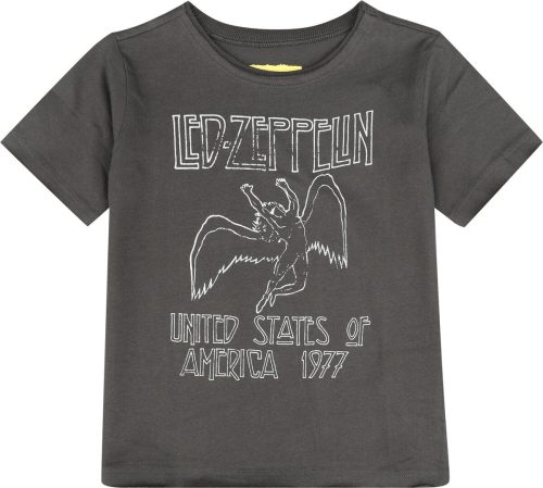 Led Zeppelin Amplified Collection - US 77 Tour detské tricko charcoal