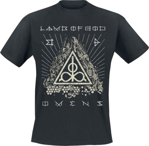 Lamb Of God Omens Stack With EU Tričko černá