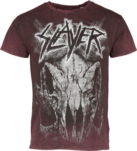 Slayer Big Goat Tričko tmavě červená