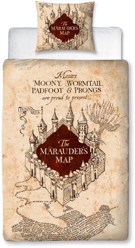 Harry Potter Marauder's Map Ložní prádlo vícebarevný