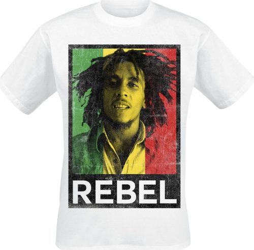 Bob Marley Tričko bílá