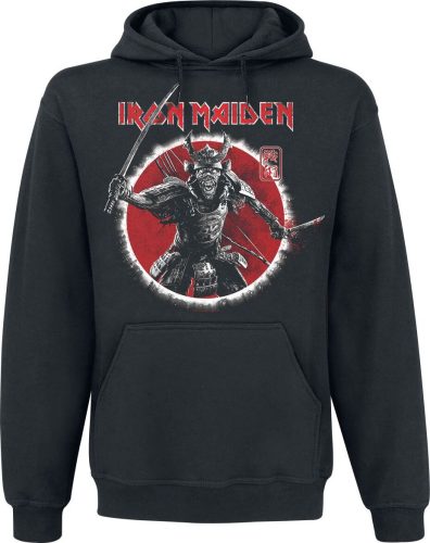 Iron Maiden Eddie Warrior Mikina s kapucí černá