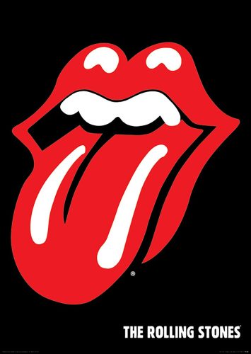 The Rolling Stones Lips plakát vícebarevný